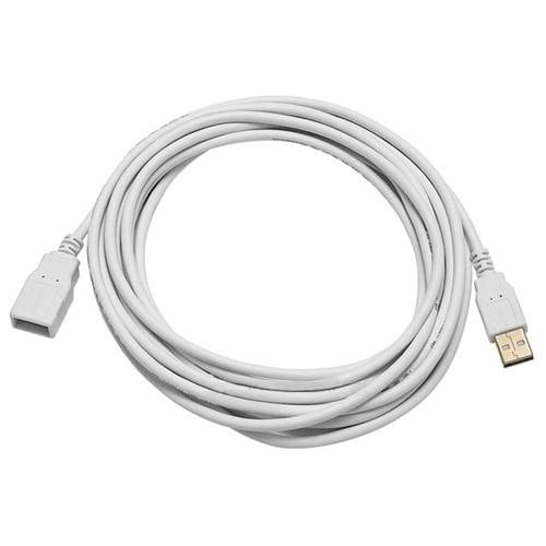 USB 2.0 A Male to A Female Extension Cable  Grey CNE75495 10 Feet 